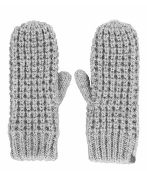 Super Chunky Knit Mittens with Warm Fleece Lining