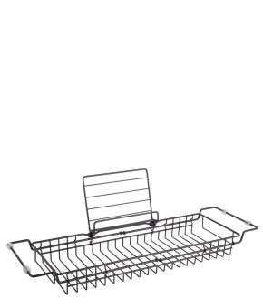 Bath tub caddy iron black